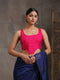 Blouse - Fuchsia Pink Stretchy Corset
